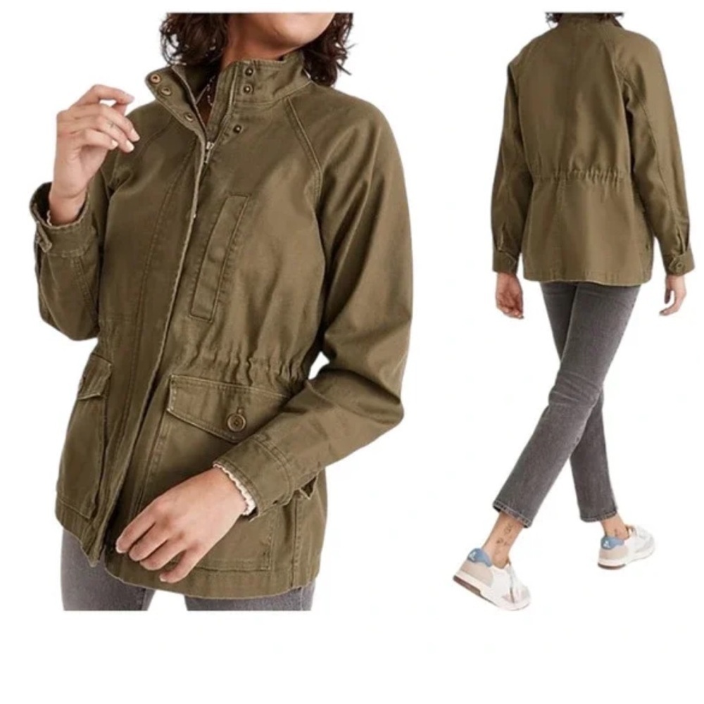 NWOT Madewell | Northover 100% Cotton Utility Jacket in Desert Olive - Size S